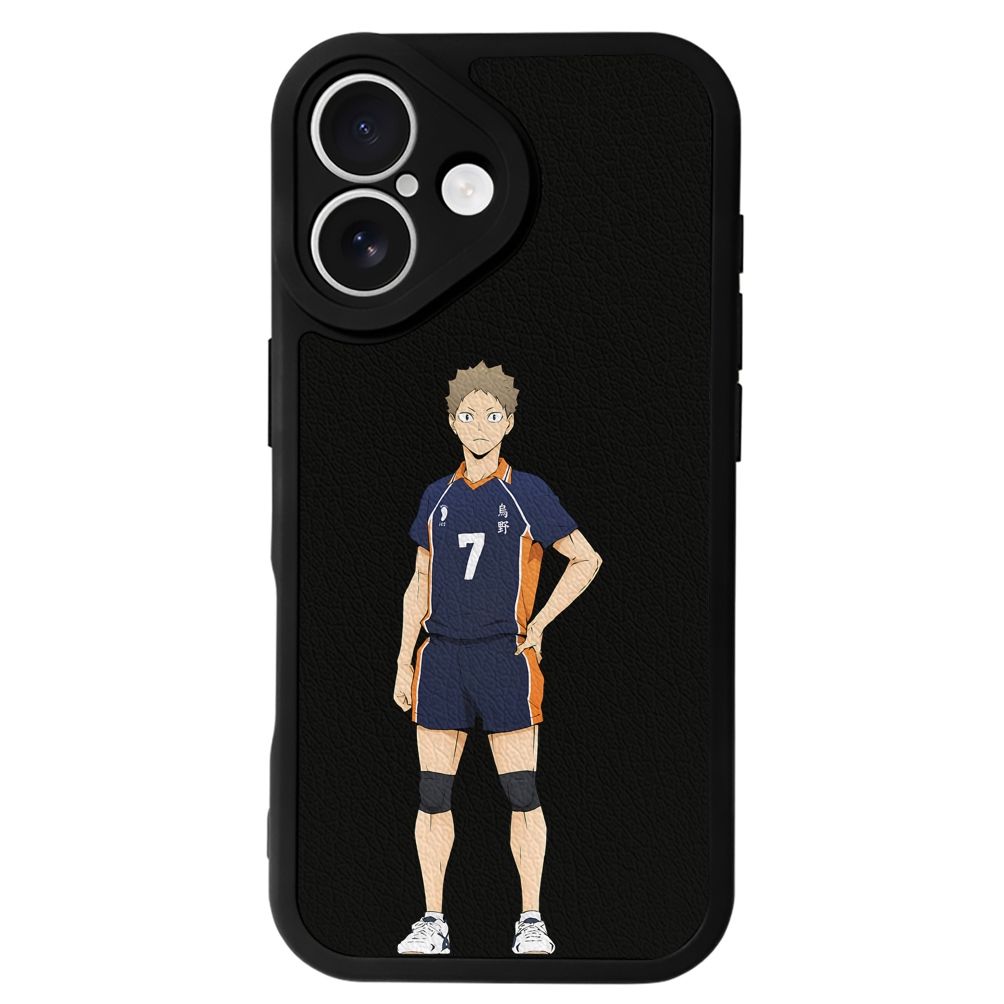 （画像用） ハイキュー!! Haikyu!! 【iPhone 16シリーズ対応】シリコンスマホケース（レザー調） 材質：シリコン